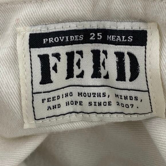 FEED Projects Women's Multicolor Stripe Polka Dots Colorblock Tote HandBag - Picture 5 of 5